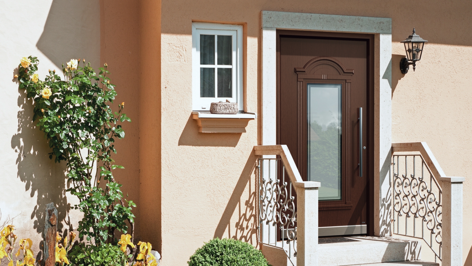 Traditional hardwood door