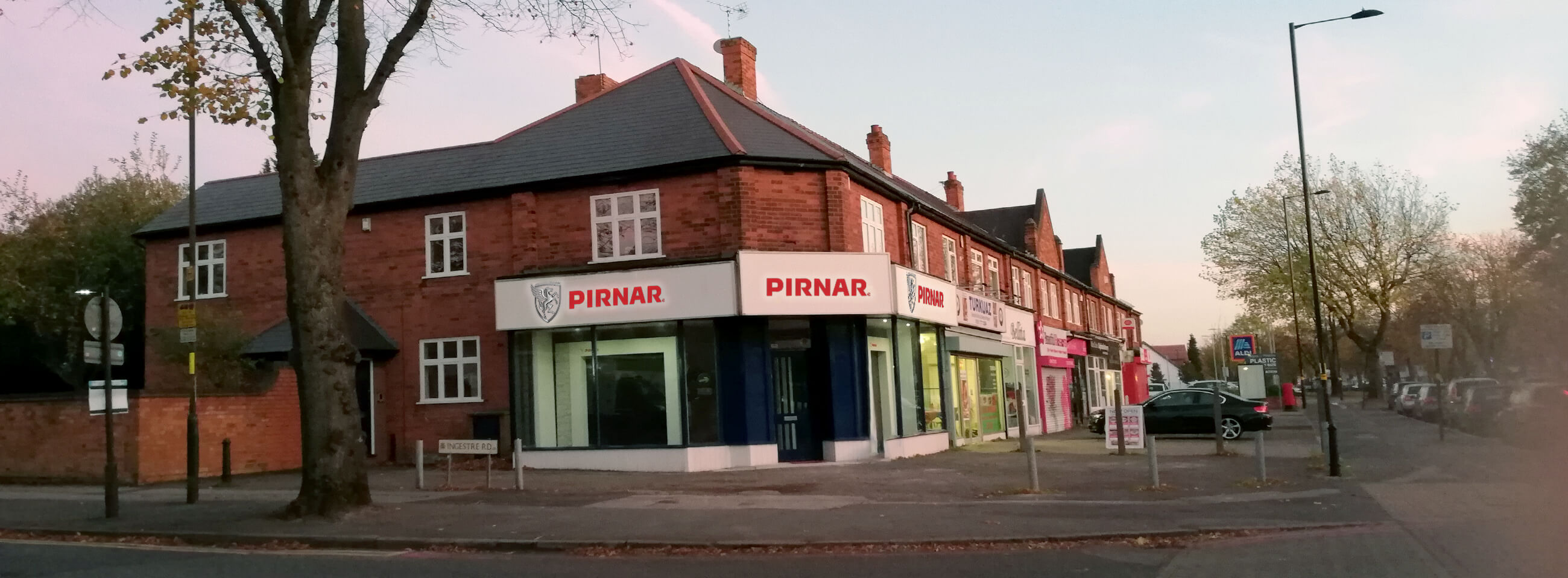 Pirnar showroom in Birmingham