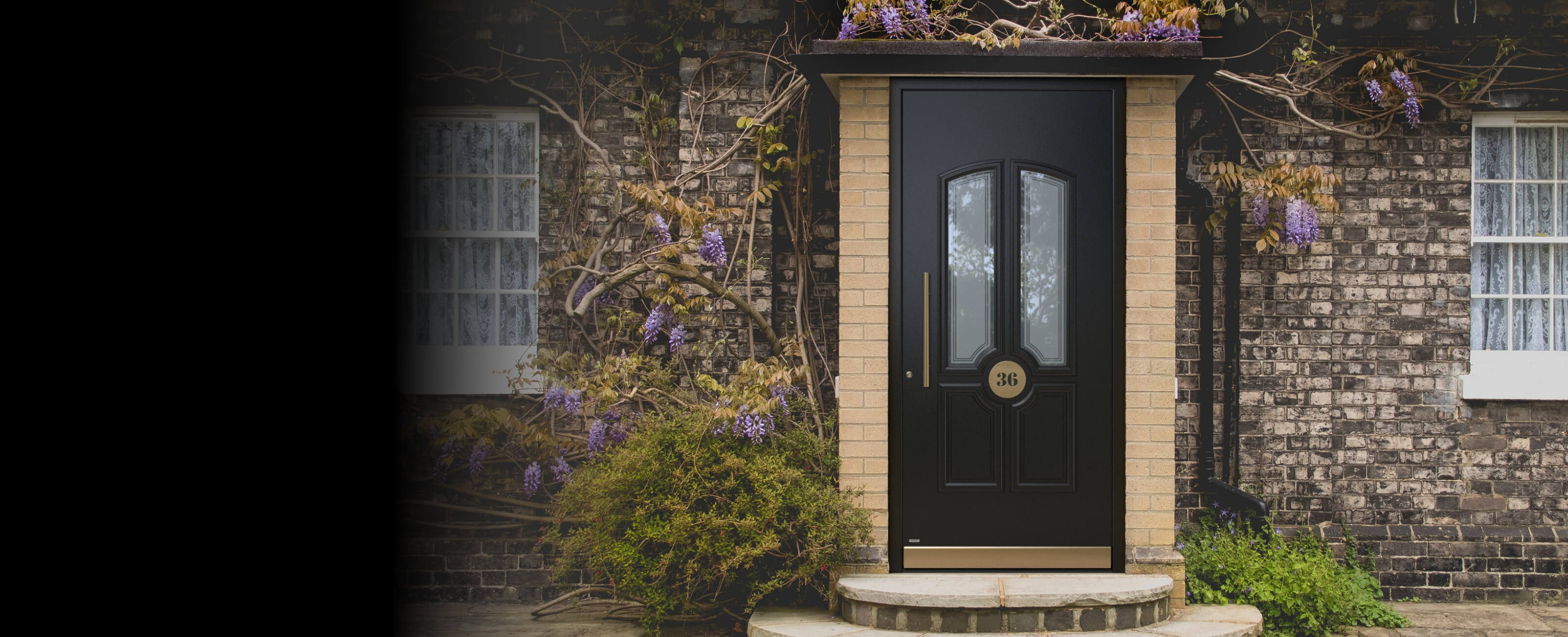 4 panel front door